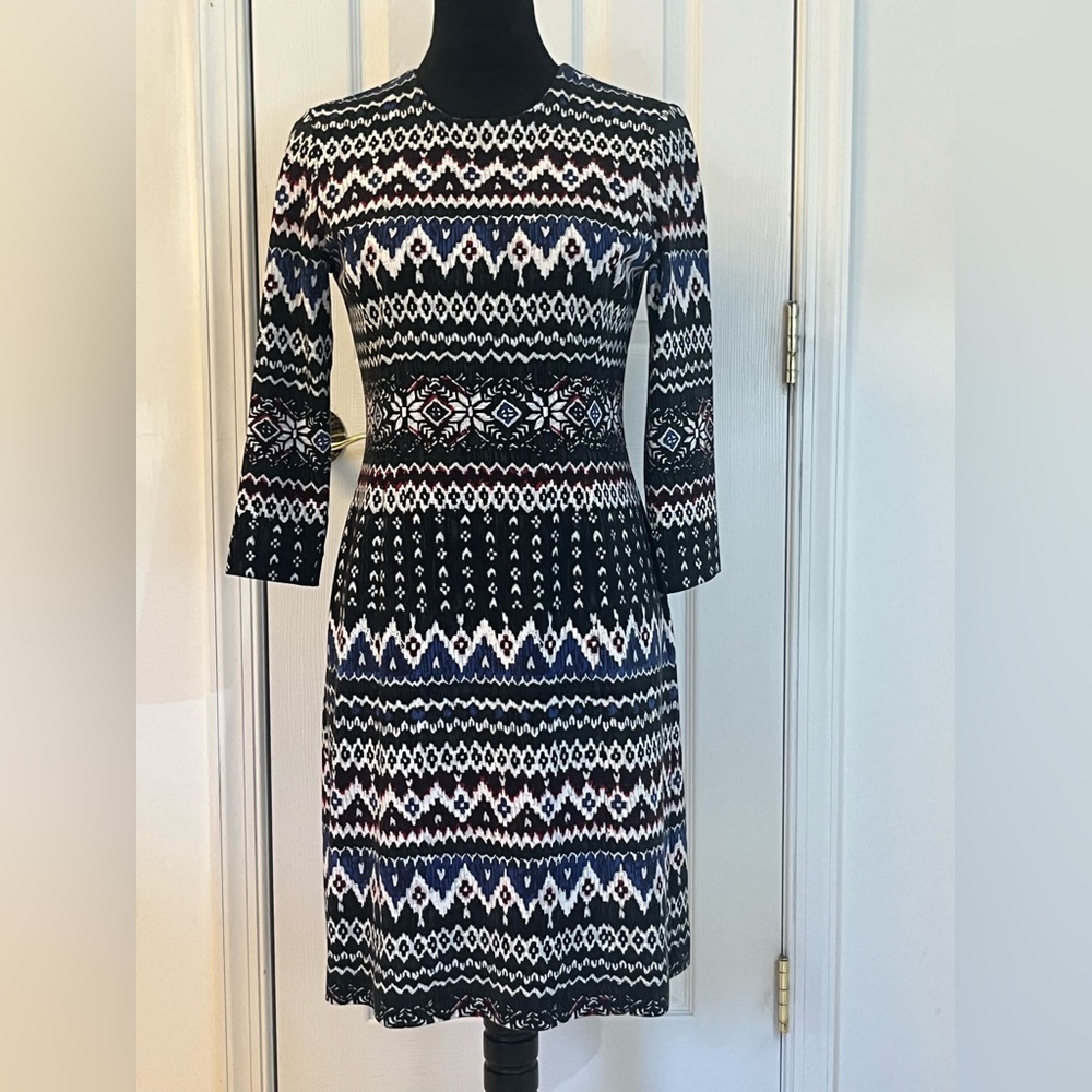 W by Worth Geometric Snowflake Dress Size 6